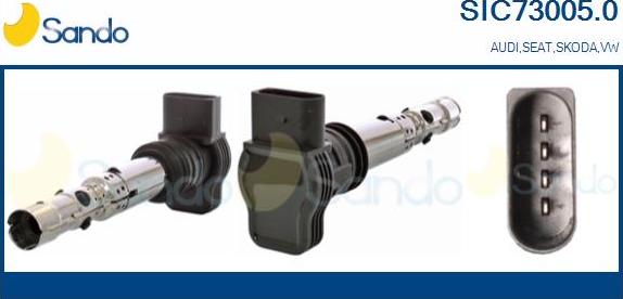 Sando SIC73005.0 - Ignition Coil car-mod.net