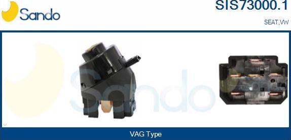 Sando SIS73000.1 - Ignition / Starter Switch car-mod.net