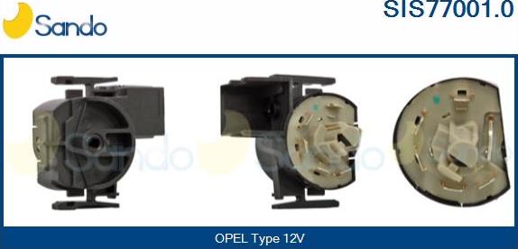 Sando SIS77001.0 - Ignition / Starter Switch car-mod.net