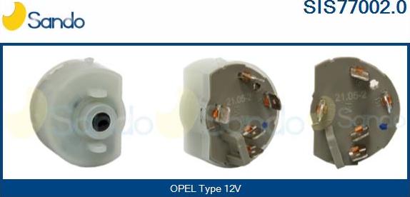 Sando SIS77002.0 - Ignition / Starter Switch car-mod.net