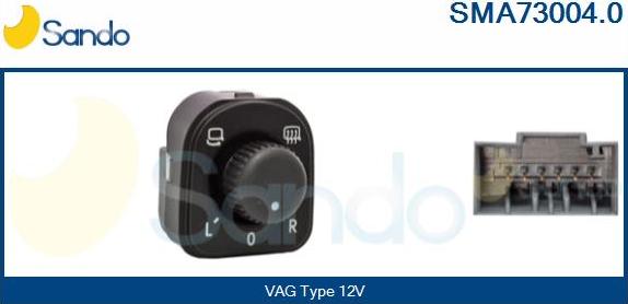 Sando SMA73004.0 - Switch, mirror adjustment car-mod.net