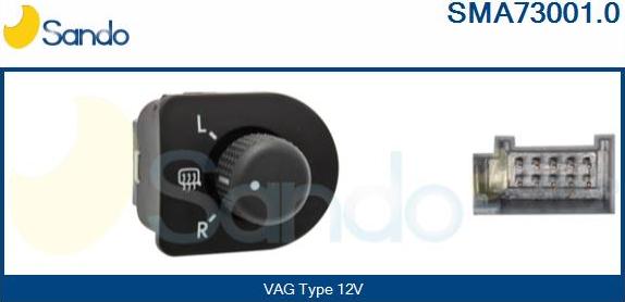 Sando SMA73001.0 - Switch, mirror adjustment car-mod.net