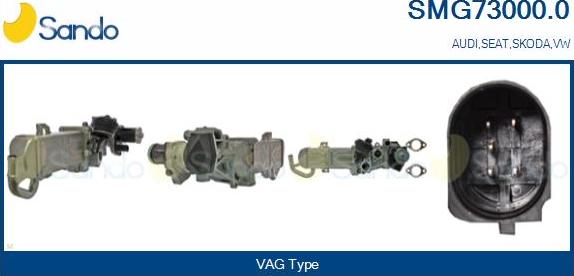 Sando SMG73000.0 - EGR Module car-mod.net