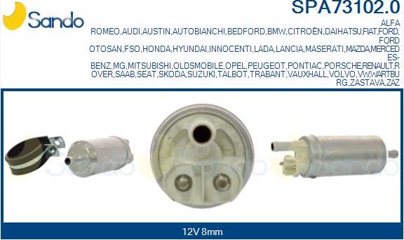 Sando SPA73102.0 - Fuel Pump car-mod.net