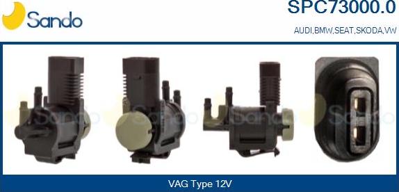 Sando SPC73000.0 - EGR Pressure Converter, exhaust control car-mod.net