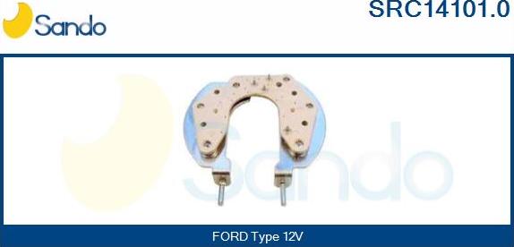 Sando SRC14101.0 - Rectifier, alternator car-mod.net