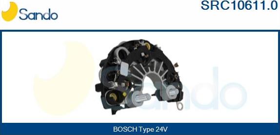 Sando SRC10611.0 - Rectifier, alternator car-mod.net