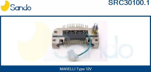 Sando SRC30100.1 - Rectifier, alternator car-mod.net