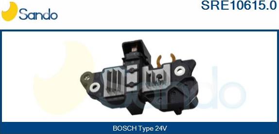 Sando SRE10615.0 - Voltage regulator, alternator car-mod.net