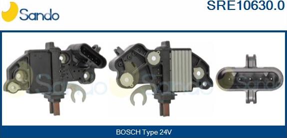 Sando SRE10630.0 - Voltage regulator, alternator car-mod.net