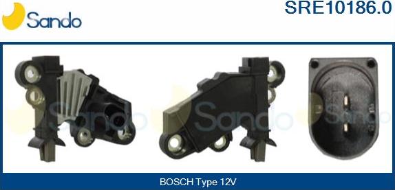 Sando SRE10186.0 - Voltage regulator, alternator car-mod.net
