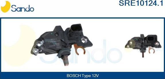 Sando SRE10124.1 - Voltage regulator, alternator car-mod.net