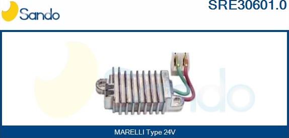 Sando SRE30601.0 - Voltage regulator, alternator car-mod.net