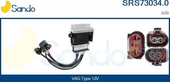 Sando SRS73034.0 - Control Unit, air conditioning car-mod.net