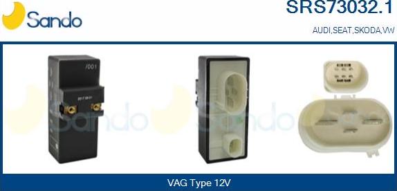 Sando SRS73032.1 - Control Unit, air conditioning car-mod.net