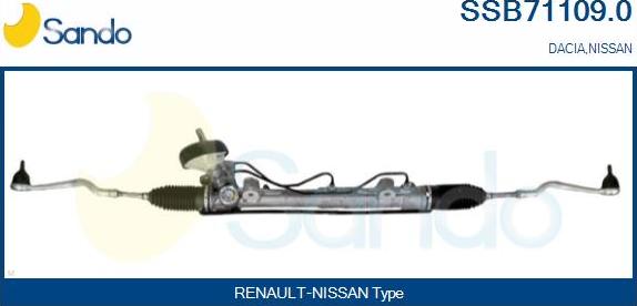 Sando SSB71109.0 - Steering Gear car-mod.net