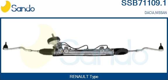 Sando SSB71109.1 - Steering Gear car-mod.net