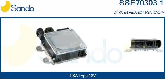 Sando SSE70303.1 - Control Unit, power steering car-mod.net