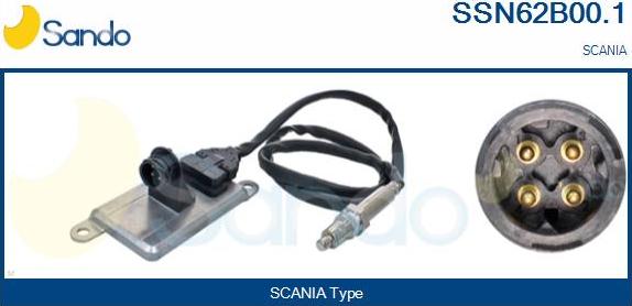 Sando SSN62B00.1 - NOx Sensor, urea injection / catalyst car-mod.net