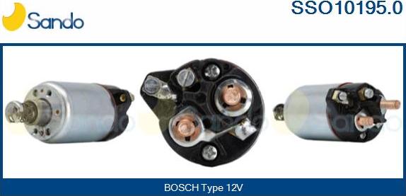 Sando SSO10195.0 - Solenoid Switch, starter car-mod.net