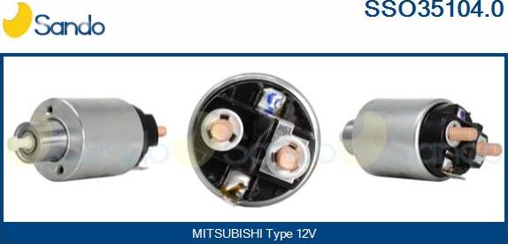 Sando SSO35104.0 - Solenoid Switch, starter car-mod.net