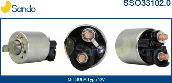 Sando SSO33102.0 - Solenoid Switch, starter car-mod.net