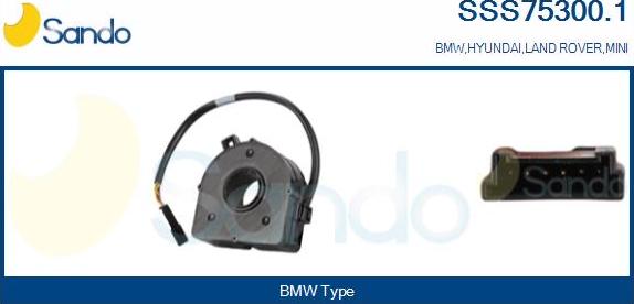 Sando SSS75300.1 - Steering Angle Sensor car-mod.net