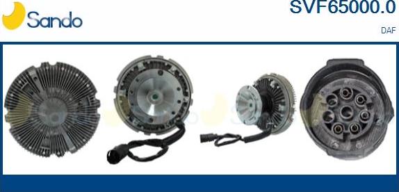 Sando SVF65000.0 - Clutch, radiator fan car-mod.net