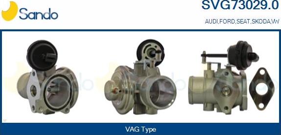 Sando SVG73029.0 - EGR Valve car-mod.net