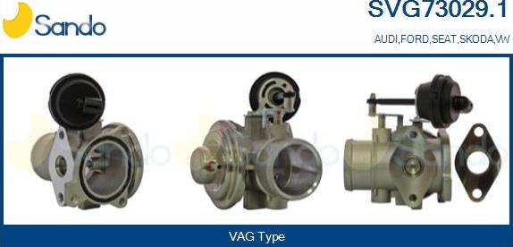 Sando SVG73029.1 - EGR Valve car-mod.net