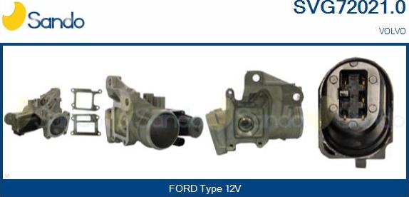 Sando SVG72021.0 - EGR Valve car-mod.net