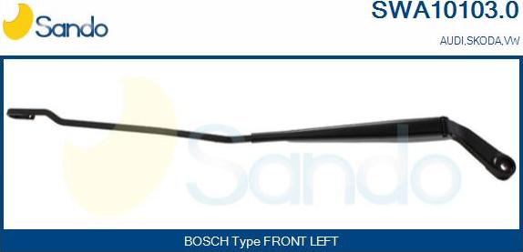 Sando SWA10103.0 - Wiper Arm, window cleaning car-mod.net