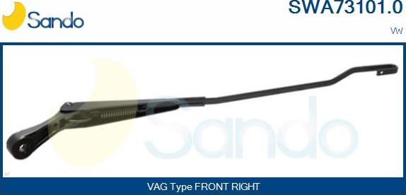 Sando SWA73101.0 - Wiper Arm, window cleaning car-mod.net