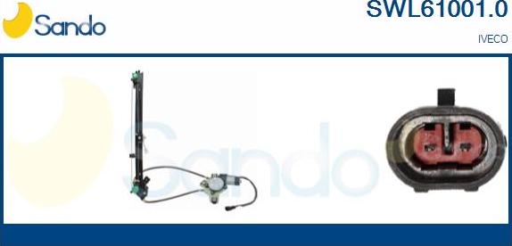 Sando SWL61001.0 - Window Regulator car-mod.net