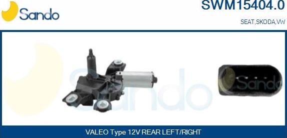 Sando SWM15404.0 - Wiper Motor car-mod.net