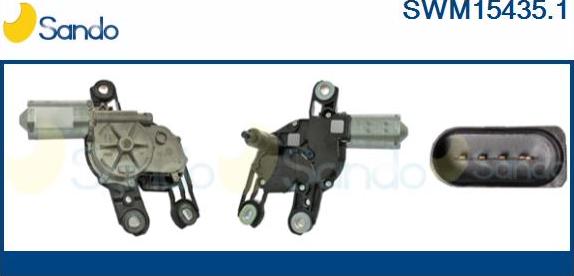 Sando SWM15435.1 - Wiper Motor car-mod.net