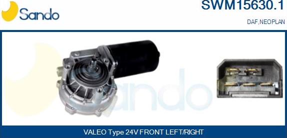 Sando SWM15630.1 - Wiper Motor car-mod.net