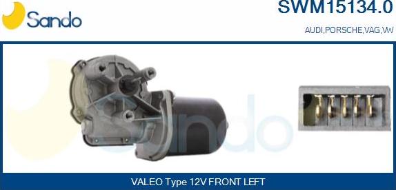 Sando SWM15134.0 - Wiper Motor car-mod.net