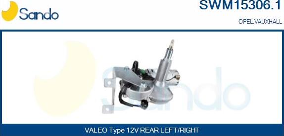 Sando SWM15306.1 - Wiper Motor car-mod.net