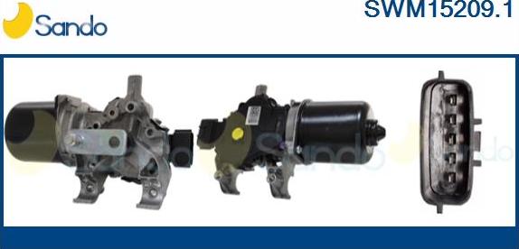 Sando SWM15209.1 - Wiper Motor car-mod.net