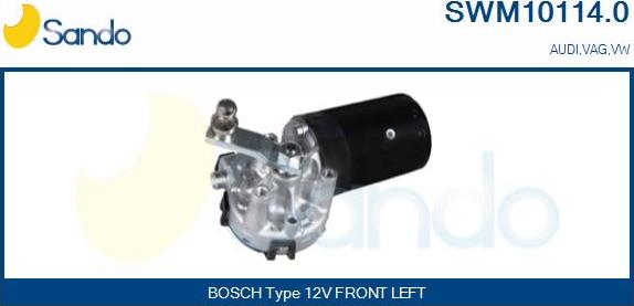 Sando SWM10114.0 - Wiper Motor car-mod.net