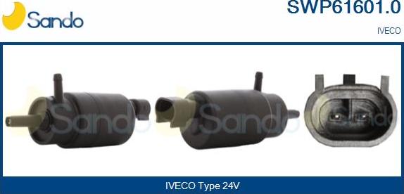 Sando SWP61601.0 - Water Pump, window cleaning car-mod.net