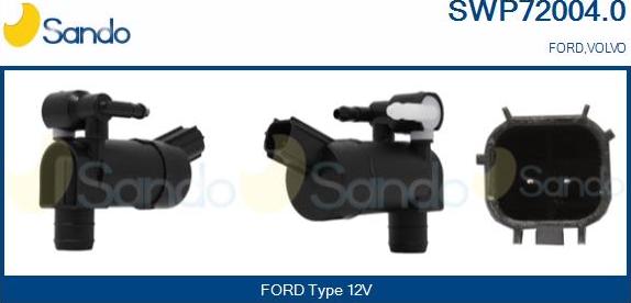 Sando SWP72004.0 - Water Pump, window cleaning car-mod.net