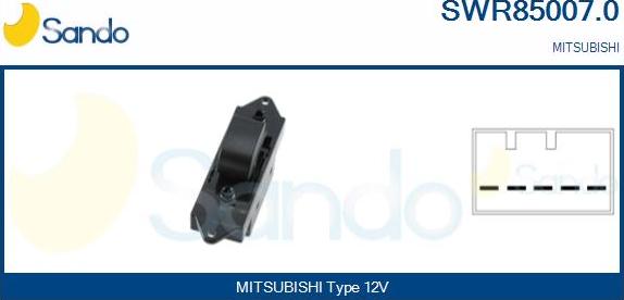 Sando SWR85007.0 - Switch, window regulator car-mod.net