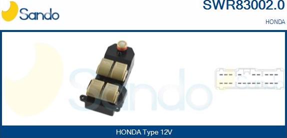 Sando SWR83002.0 - Switch, window regulator car-mod.net