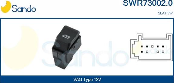 Sando SWR73002.0 - Switch, window regulator car-mod.net