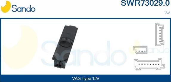 Sando SWR73029.0 - Switch, window regulator car-mod.net