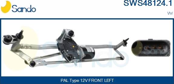Sando SWS48124.1 - Window Wiper System car-mod.net