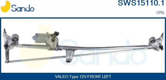 Sando SWS15110.1 - Window Wiper System car-mod.net