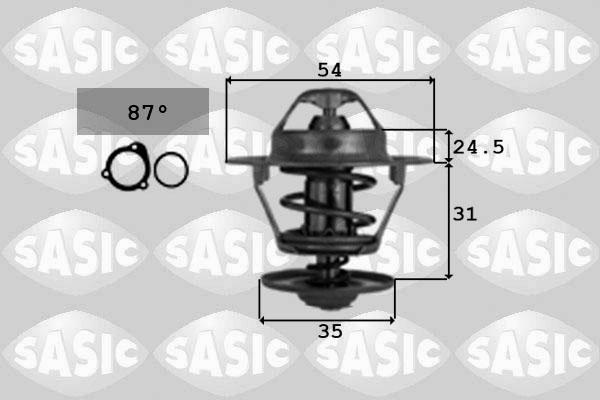 Sasic 9000334 - Coolant thermostat / housing car-mod.net